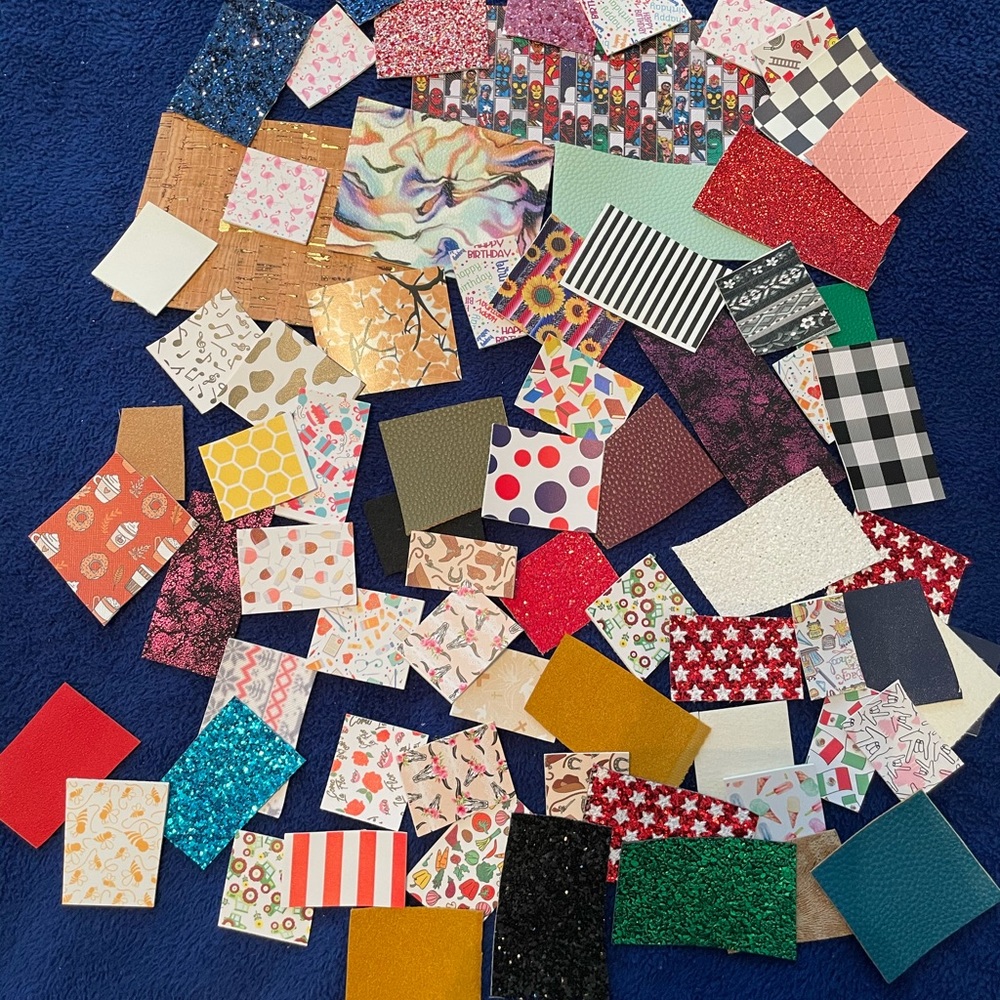 Faux Leather Scraps